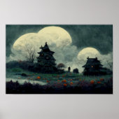 Spooky Halloween Spuk House Poster (Vorne)
