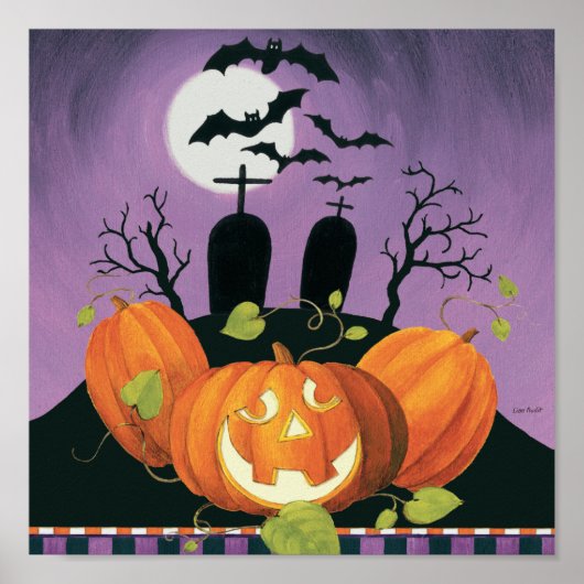 Spooky Halloween Spuk House Poster (Vorne)