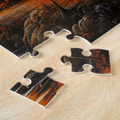 Spooky Halloween Spuk House Puzzle (Seite)