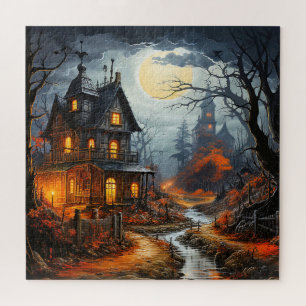 Spooky Halloween Spuk House Puzzle