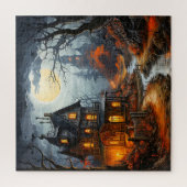 Spooky Halloween Spuk House Puzzle (Vertikal)