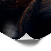 Spooky Halloween Spuk Maisfeld Poster (Ecke)