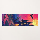 Spooky Halloween Spuk Mansion Art Yogamatte (Rückseite (Horizontal))