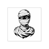 Spooky Halloween Spuk Mummy Gummistempel (Prägung)