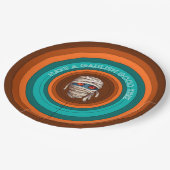 Spooky Halloween Spuk Mummy Pappteller (Schrägansicht)