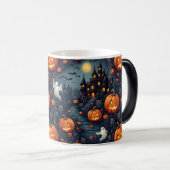 Spooky Halloween Spuk Night Tasse (VorderseiteRechts)