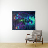 Spooky Halloween Spuk Scare Crow Wandteppich (Beispiel (Horizontal))