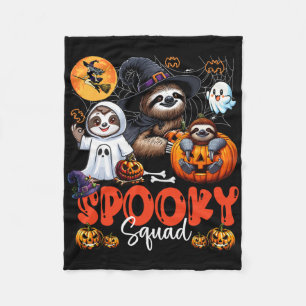 Spooky Halloween Squad Drei Horror Sloths Cosplay Fleecedecke