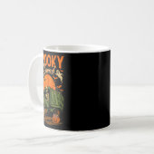 Spooky Halloween Squad Skeleton Driving Garbage Tr Kaffeetasse (Vorderseite Links)