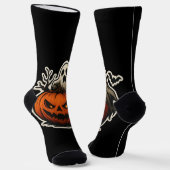 Spooky Halloween Sticker Socken (Gewinkelt)