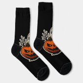 Spooky Halloween Sticker Socken (Rechts)