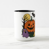 Spooky Halloween Sticker Tasse (Zentrum)