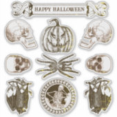 Spooky Halloween Stickers Aufkleber (Vorderseite)