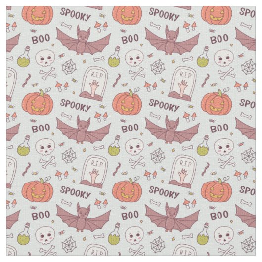 Spooky Halloween Stoff (Nahaufnahme)