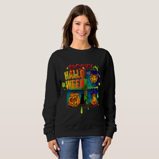 Spooky Halloween Sweatshirt (Vorne ganz)
