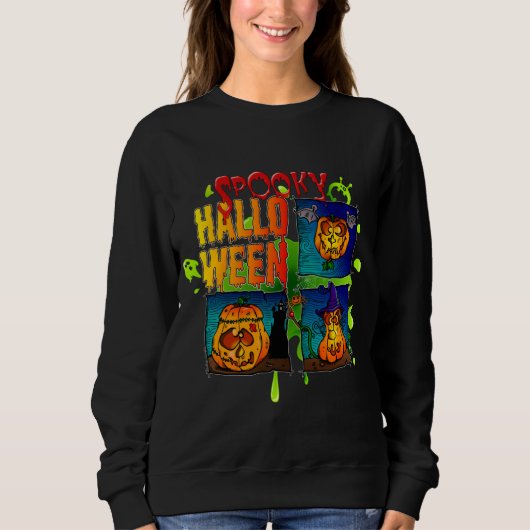 Spooky Halloween Sweatshirt (Vorderseite)