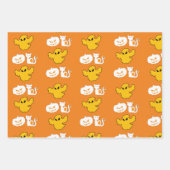 Spooky Halloween Symbole BOO Kürbislaternen Moon Geschenkpapier Set (Vorderseite)