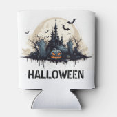Spooky Halloween Szene Dosenkühler (Rückseite)