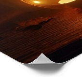 Spooky Halloween Szene Poster (Ecke)