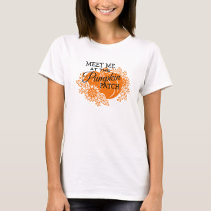 Spooky Halloween-T-Shirt, treffe mich beim Pumpkin T-Shirt
