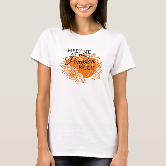 Spooky Halloween-T-Shirt, treffe mich beim Pumpkin T-Shirt (Vorderseite)