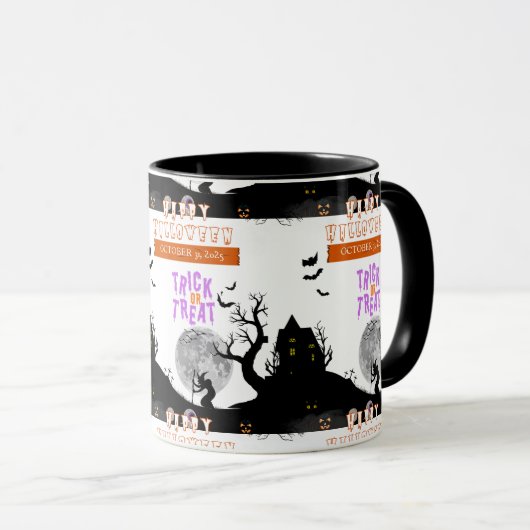 Spooky Halloween Tasse (VorderseiteRechts)