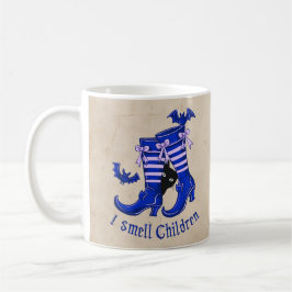 Spooky Halloween-Tasse: Ich rieche Kinder Kaffeetasse