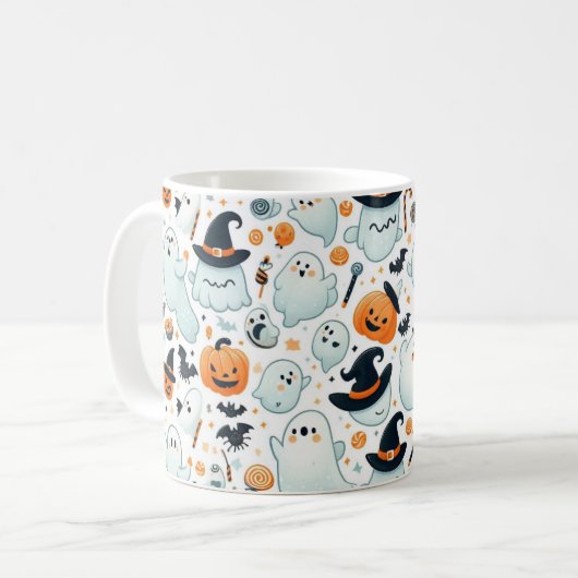 Spooky Halloween-Tasse Kaffeetasse (Vorderseite Links)