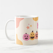 Spooky Halloween-Tasse - Kürbis, Ghost & Hexenmant Kaffeetasse (Links)