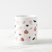 Spooky Halloween-Tasse - Kürbis, Ghost & Hexenmant Kaffeetasse (Mittel)