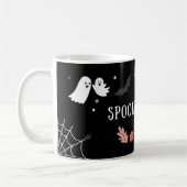 Spooky Halloween-Tasse - Kürbis, Ghost & Hexenmant Kaffeetasse (Links)