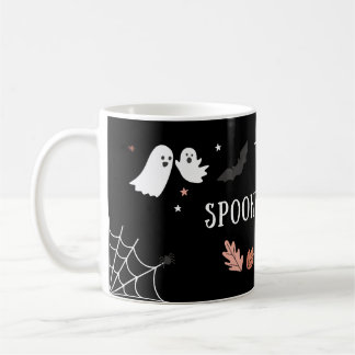 Spooky Halloween-Tasse - Kürbis, Ghost & Hexenmant Kaffeetasse