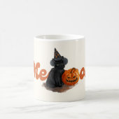 Spooky Halloween-Tasse - Kürbis, Ghost & Hexenmant Kaffeetasse (Mittel)