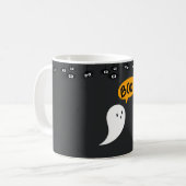 Spooky Halloween-Tasse - Kürbis, Ghost & Hexenmant Kaffeetasse (Vorderseite Links)