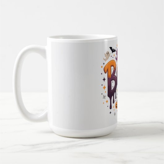 Spooky Halloween Tasse - Niedlich und Fun Design (Links)