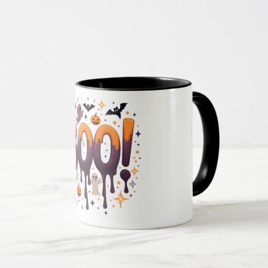 Spooky Halloween Tasse - Niedlich und Fun Design (VorderseiteRechts)