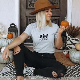 Spooky Halloween The Boo Crew Quote T-Shirt