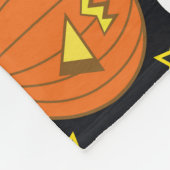 Spooky Halloween: Thematisches Hintergrunddesign. Fleecedecke (Ecke)