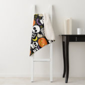 Spooky Halloween: Thematisches Hintergrunddesign. Sherpadecke (Beispiel)