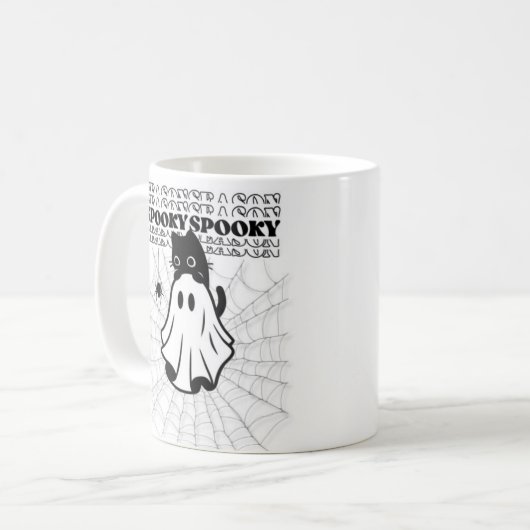 Spooky Halloween Themed Tasse (Vorderseite Links)