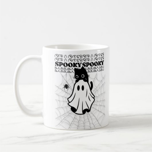 Spooky Halloween Themed Tasse (Links)