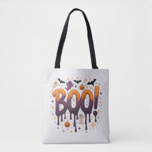 Spooky Halloween Tote Bag Fun Trick oder Treat D Tasche