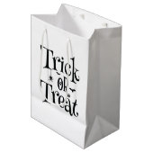 Spooky Halloween Trick oder Treat Gift Bags - Perf Mittlere Geschenktüte (Vorderseite Schrägansicht)
