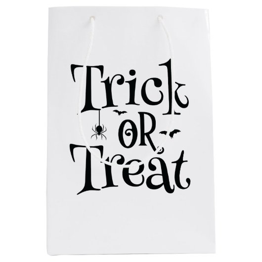 Spooky Halloween Trick oder Treat Gift Bags - Perf Mittlere Geschenktüte (Vorderseite)