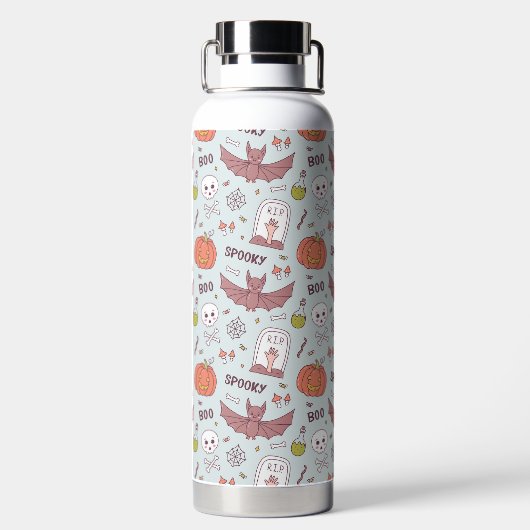 Spooky Halloween Trinkflasche (Rückseite)