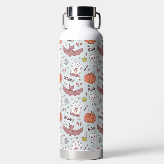 Spooky Halloween Trinkflasche (Vorderseite)