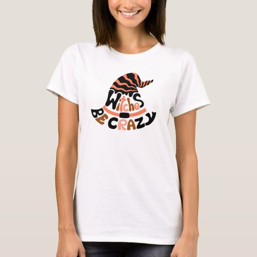 Spooky Halloween Vibe-Hexen von Crazy Hat T-Shirt (Vorderseite)