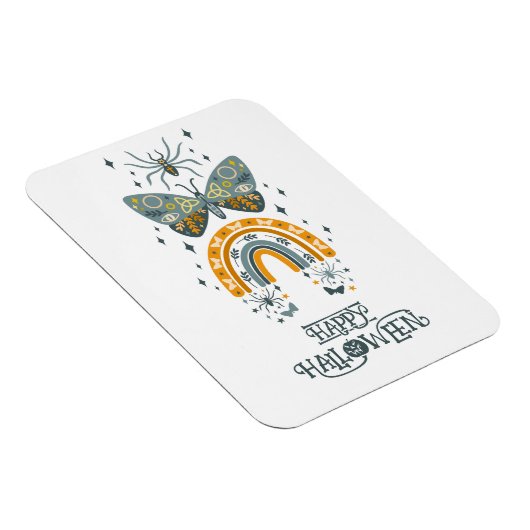 Spooky Halloween vibe symbols -Happy Halloween Magnet (Rechte Seite)