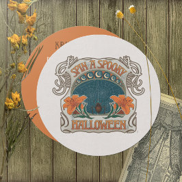 Spooky Halloween Vintag Style Dark Whimsy Einladung