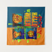 Spooky Halloween Wandteppich (Vorderseite (Horizontal))